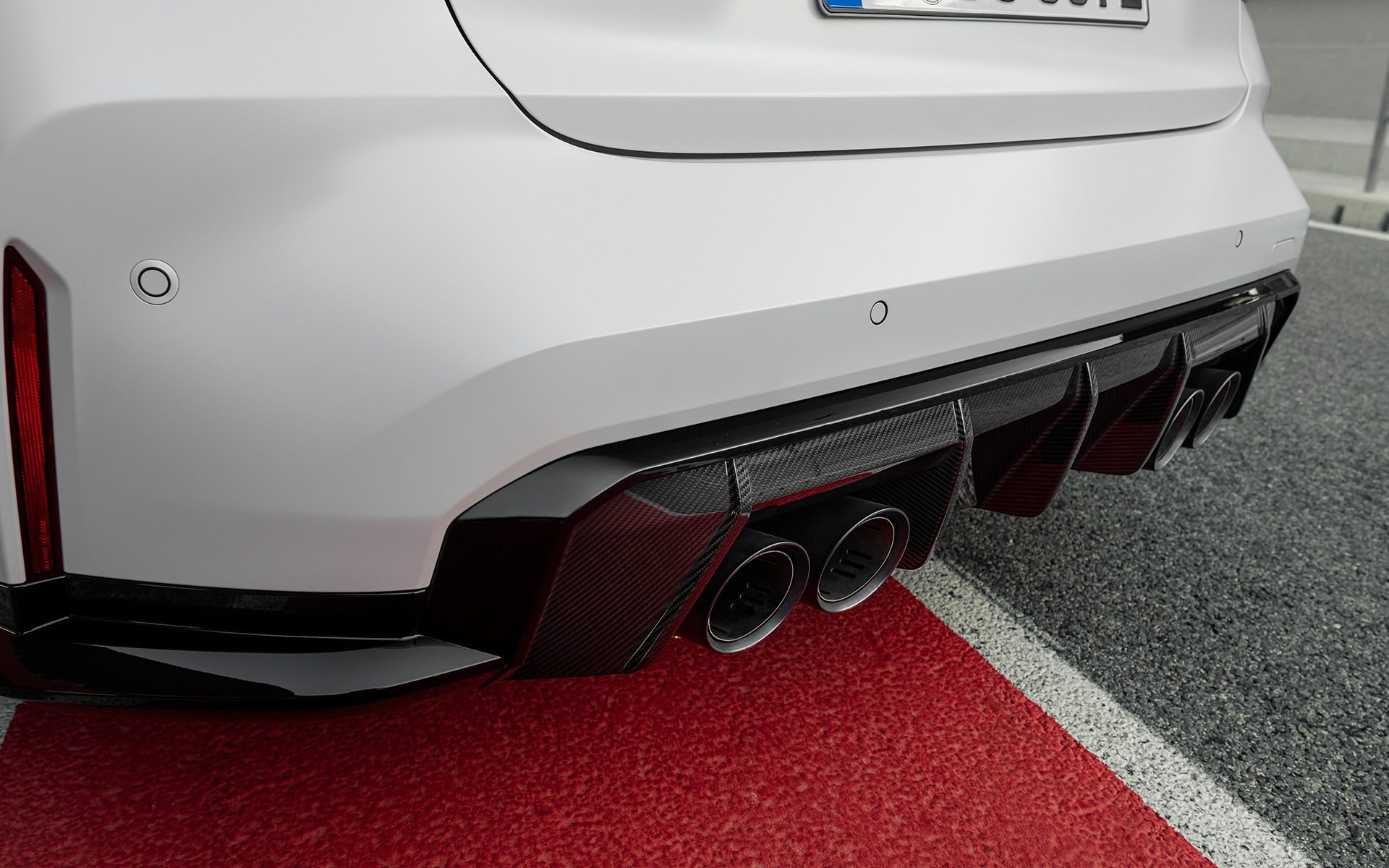Tytanowy tłumik końcowy M BMW M3 CS G80 BMW M3 CS G80 tytanowy tłumik końcowy M