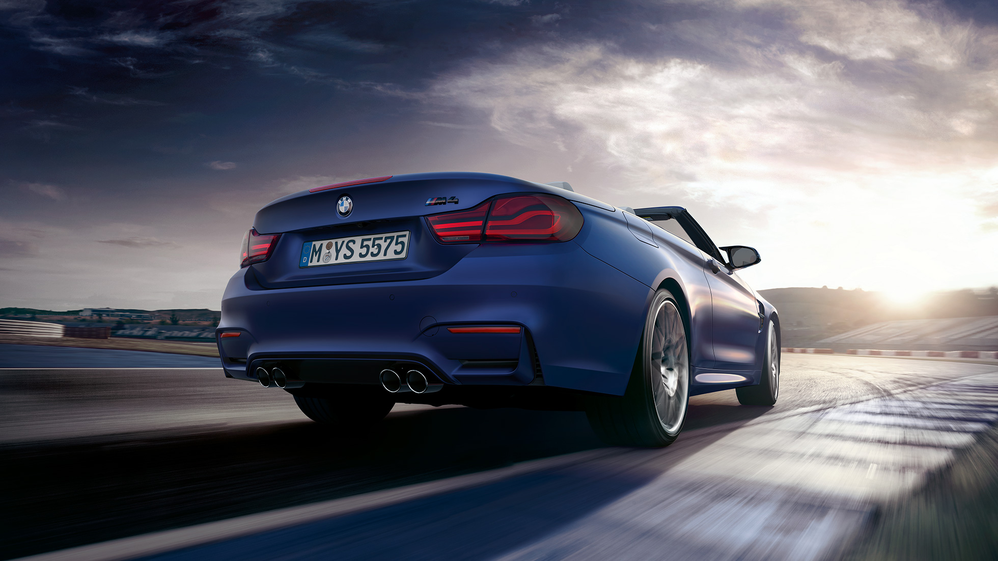 BMW M4 Cabrio, widok z tyłu BMW M4 Cabrio, stylistyka, widok z tyłu
