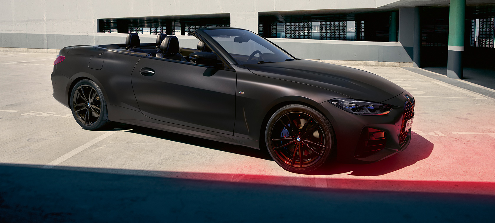 Półprofil BMW M440i xDrive Cabrio G23 2020 BMW M440i xDrive Cabrio G23 2020 BMW Individual mroźny głęboki szary metalizowany półprofil