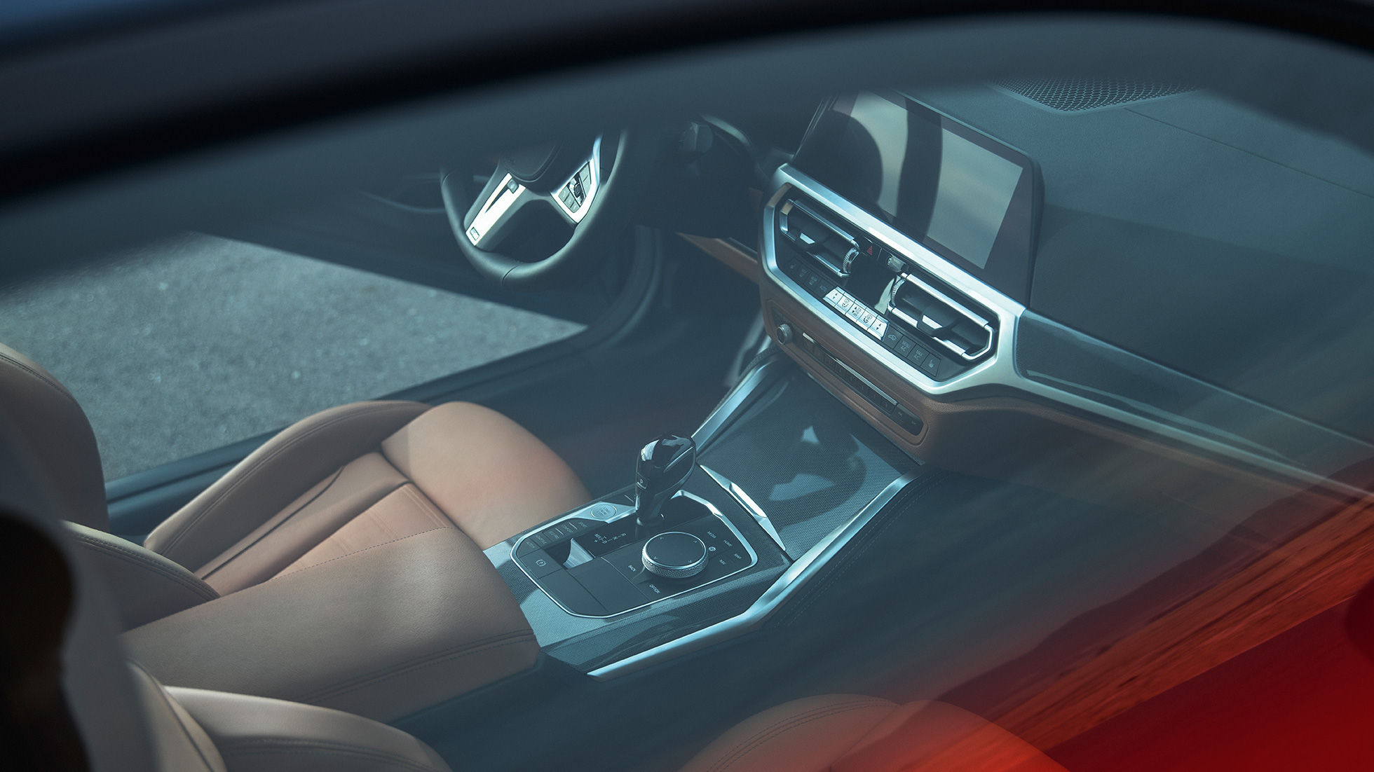 Wnętrze BMW M440i xDrive Coupé G22 2020 BMW M440i xDrive Coupé G22 2020, niebieski Arctic Race, metalizowany, wnętrze