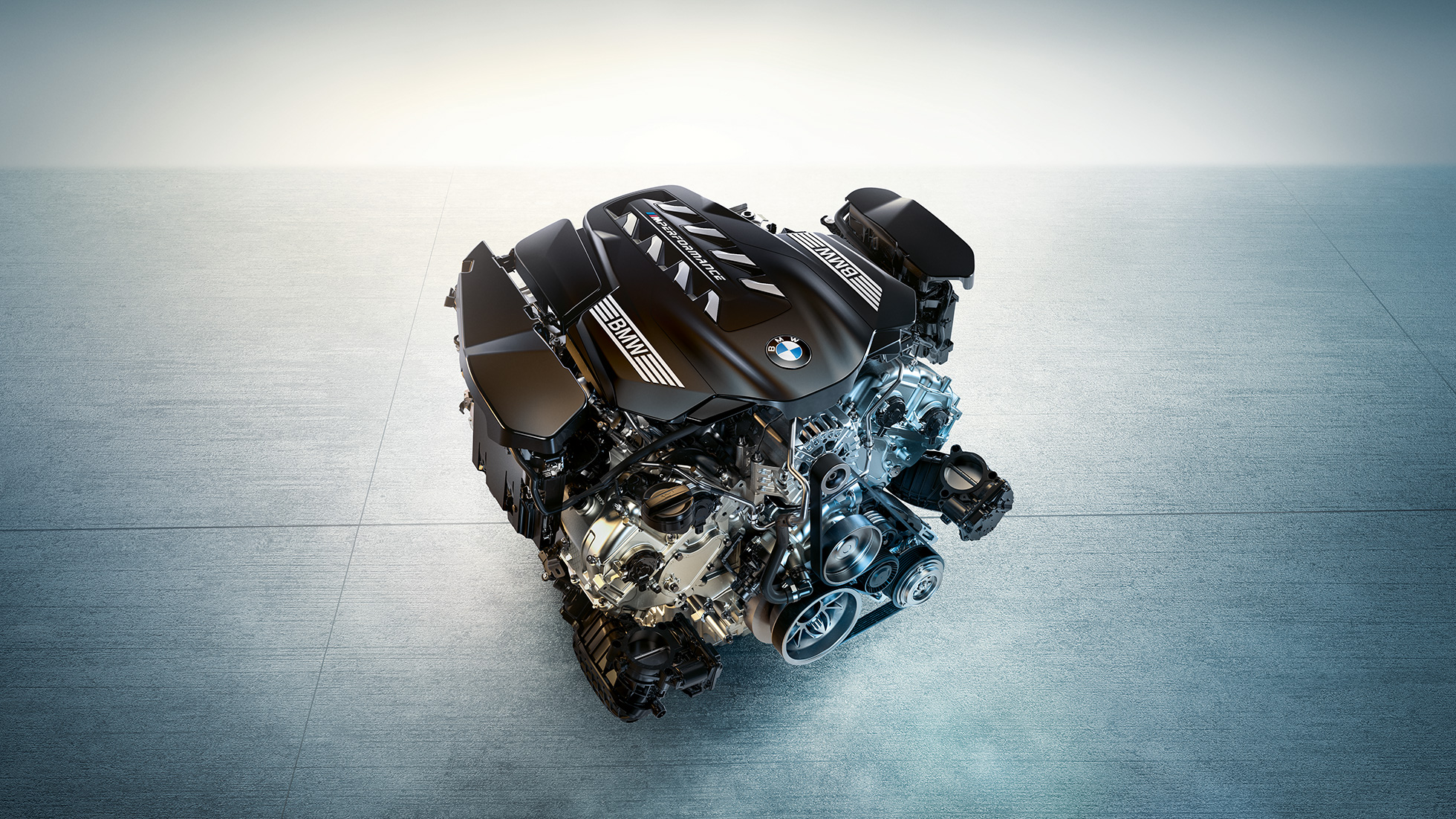 8-cylindrowy silnik benzynowy BMW M TwinPower Turbo BMW M550i xDrive Limuzyna G30 LCI Facelift 2020 8-cylindrowy silnik benzynowy BMW M TwinPower Turbo BMW M550i xDrive Limuzyna G30 LCI Facelift 2020