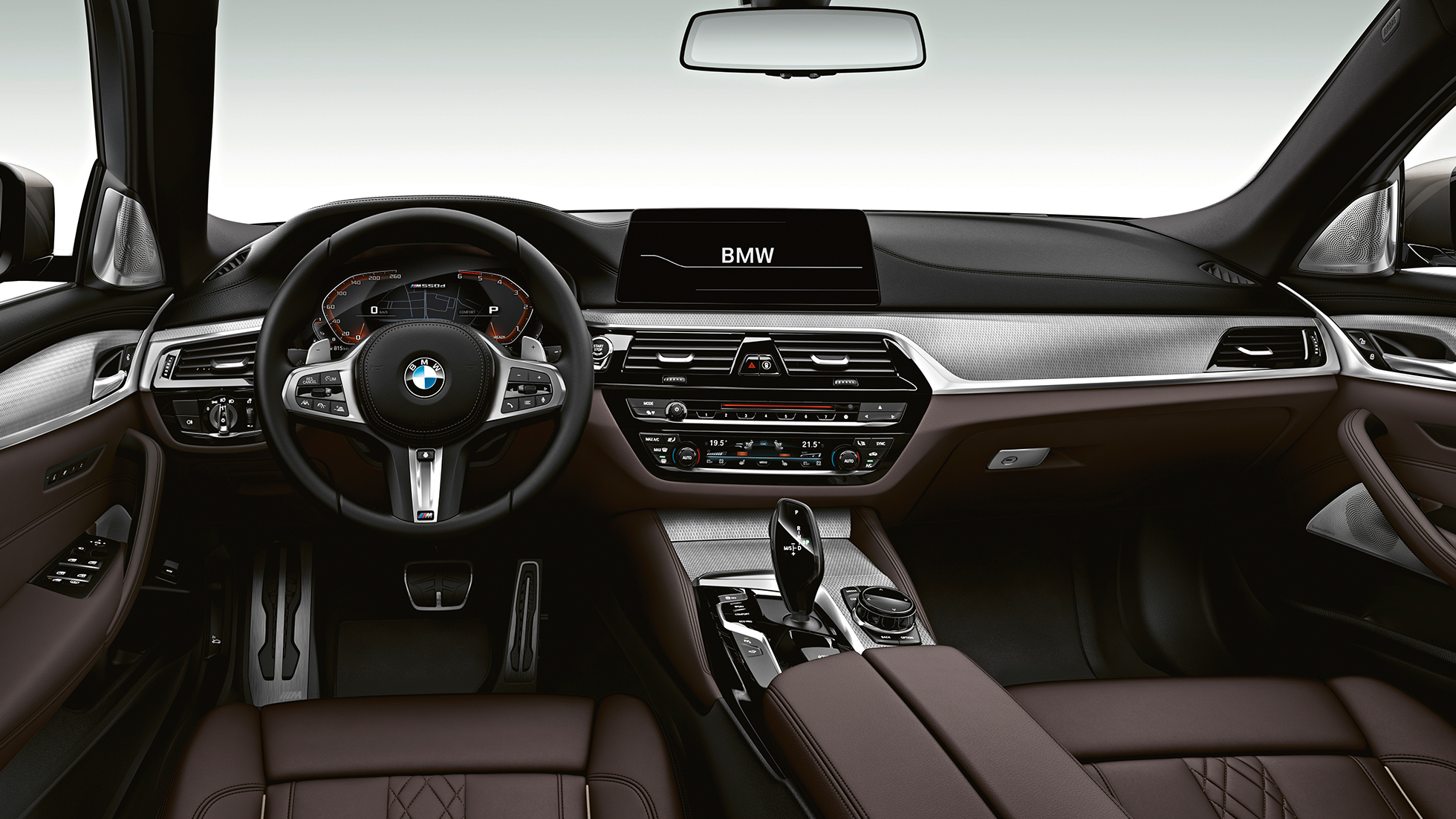 Kokpit BMW M550d xDrive Touring Kokpit BMW M550d xDrive Touring G31, wnętrze