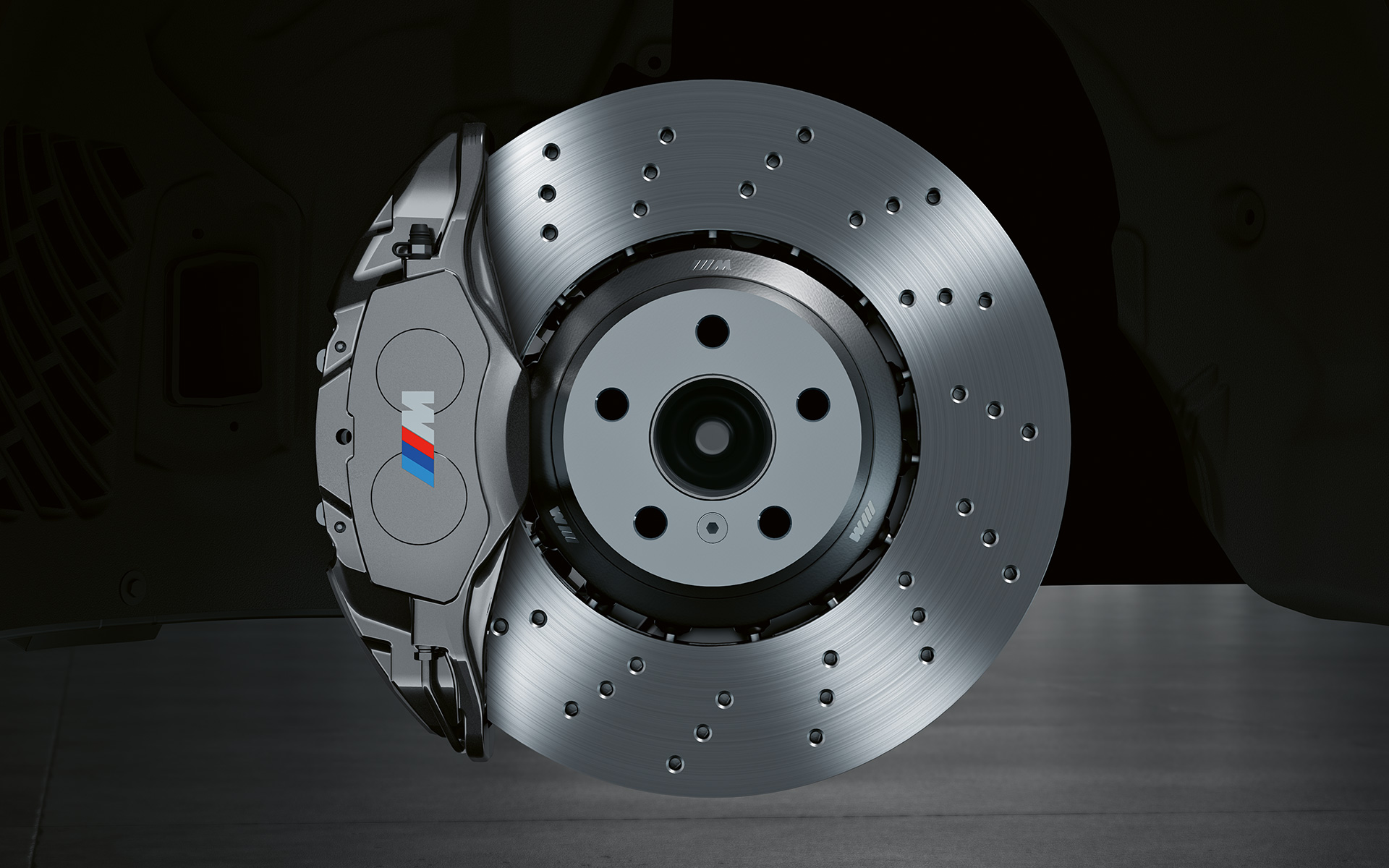BMW X1 M35i xDrive detal hamulce BMW X1 M35i xDrive wygląd zewnętrzny detal hamulce