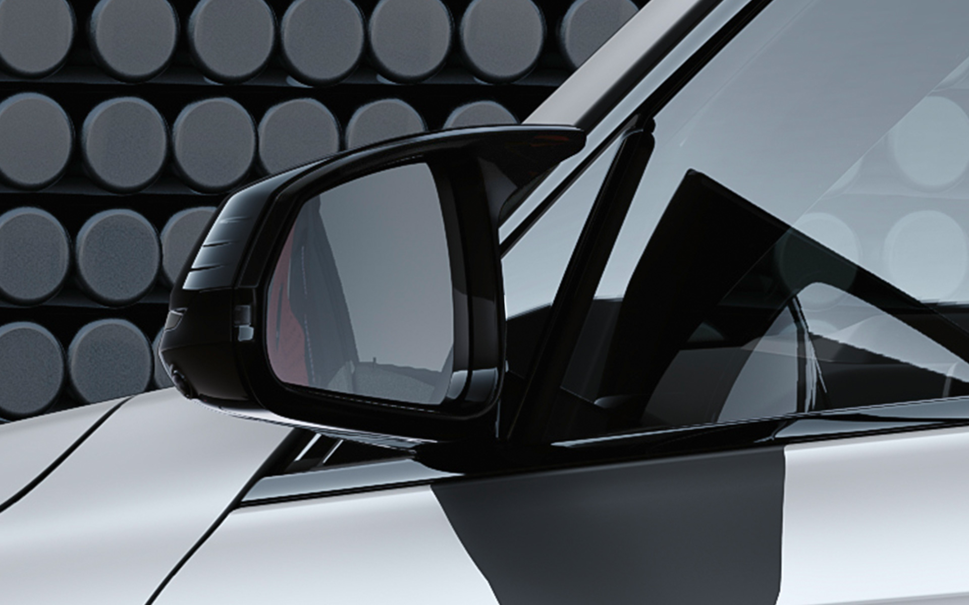 BMW X1 M35i xDrive wygląd zewnętrzny lusterka zewnętrzne M BMW X1 M35i xDrive wygląd zewnętrzny detal lusterka zewnętrzne M