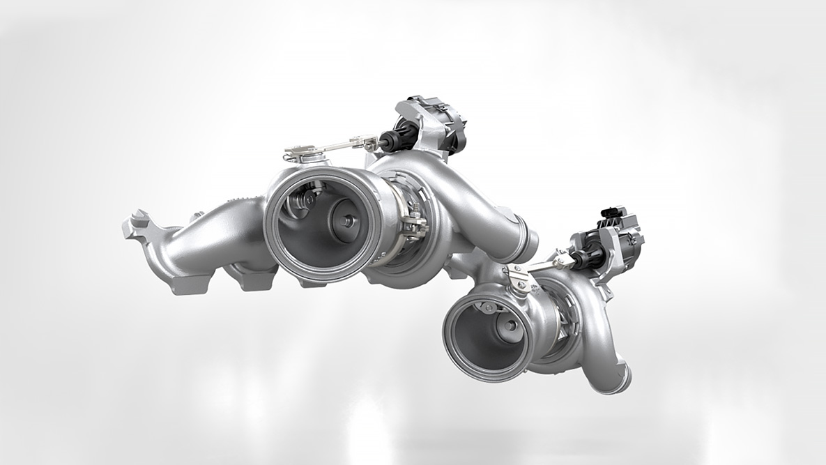 Wysokowydajny 6-cylindrowy silnik benzynowy M TwinPower Turbo, technologia M TwinPower Turbo. BMW X3 M Competition i BMW X3 M, wysokowydajny 6-cylindrowy silnik benzynowy M TwinPower Turbo, technologia TwinPower Turbo.