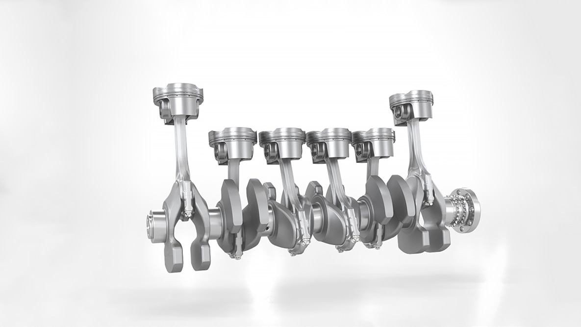 Wysokowydajny 6-cylindrowy silnik benzynowy M TwinPower Turbo, zespół korbowy i kute tłoki. BMW X4 M i BMW X4 M Competition, wysokowydajny 6-cylindrowy silnik benzynowy M TwinPower Turbo, zespół korbowy i kute tłoki.