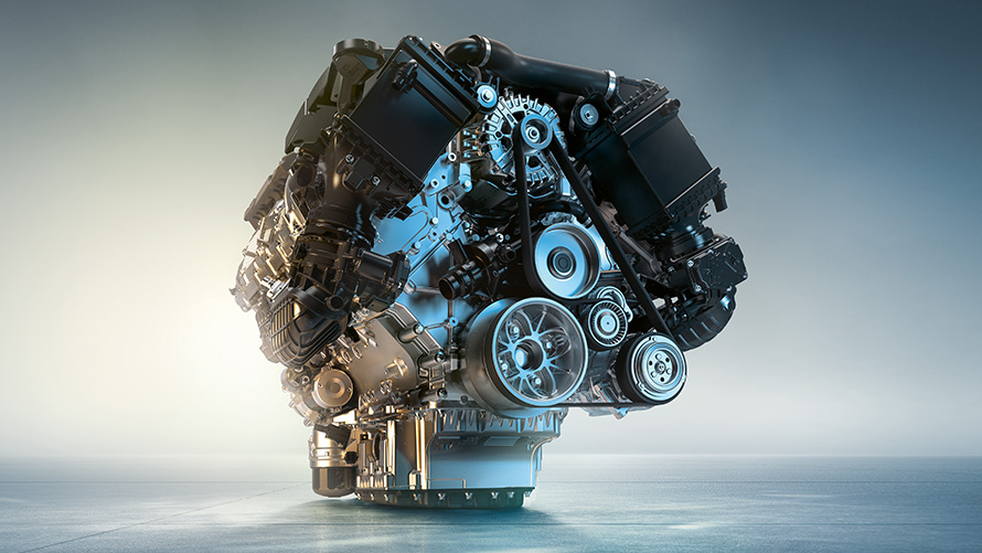 Silnik benzynowy M TwinPower Turbo BMW X5 M50i 8-cylindrowy silnik benzynowy M TwinPower Turbo BMW X5 M50i G05