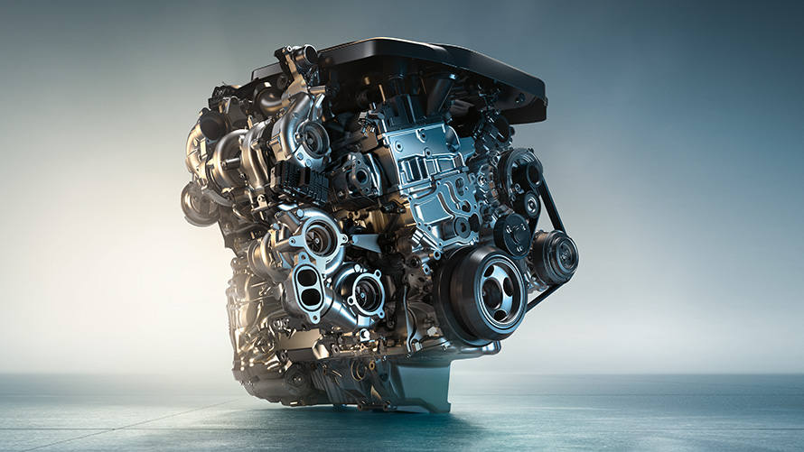Silnik wysokoprężny M TwinPower Turbo w BMW X5 M50d 6-cylindrowy rzędowy silnik wysokoprężny M TwinPower Turbo BMW X5 M50d G05