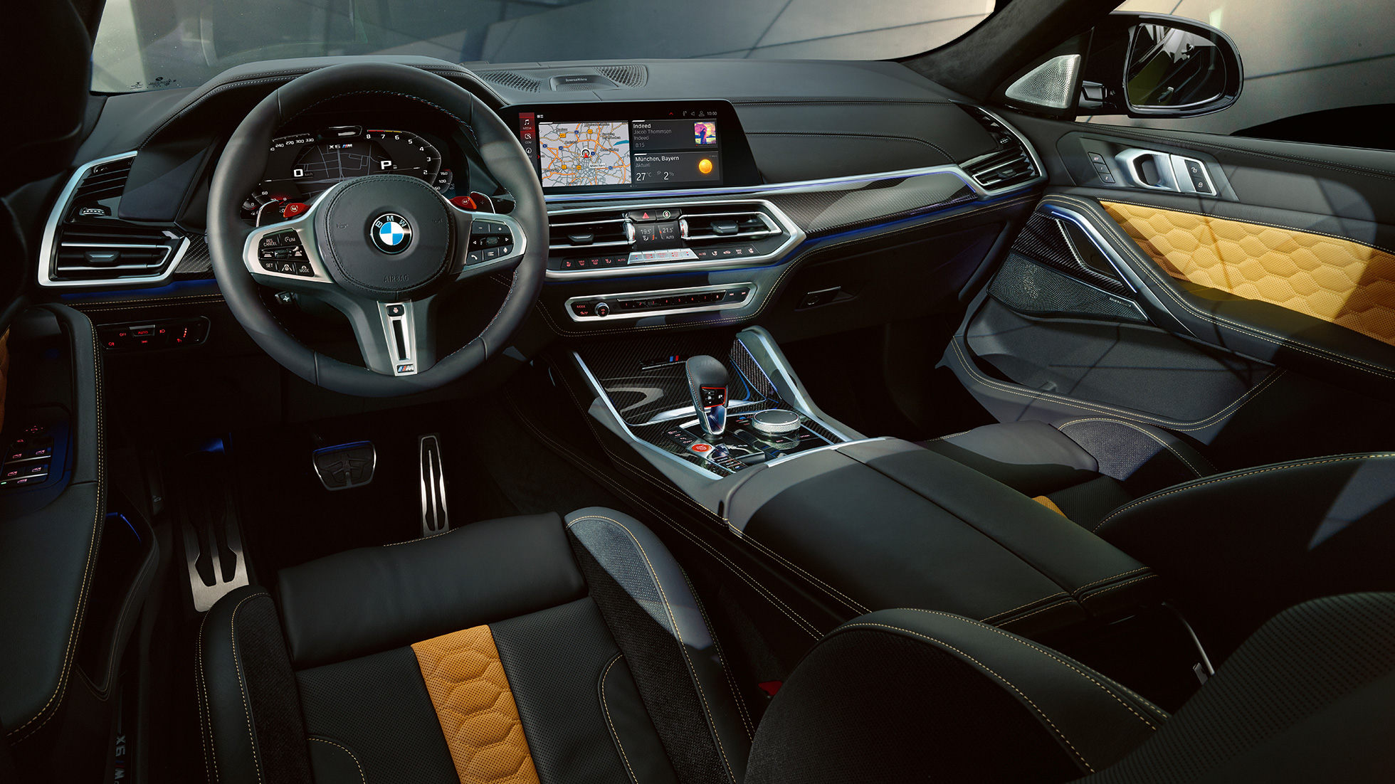 Kokpit BMW X6 M Competition Kokpit BMW X6 M Competition F96 wnętrze