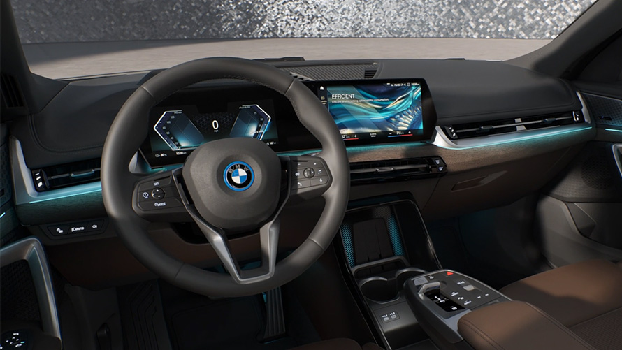 Tryby My Mode BMW X1 U11 ICE BMW X1 U11 ICE xLine pomarańczowy Utah metalizowany tryby My Mode