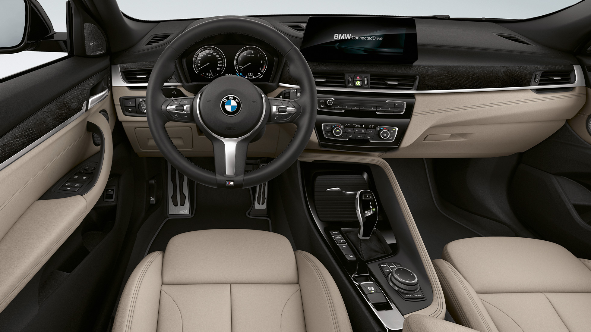 Kokpit BMW X2 sDrive20i model M Sport X BMW X2 sDrive20i model M Sport X 2018 F39, wnętrze, kokpit