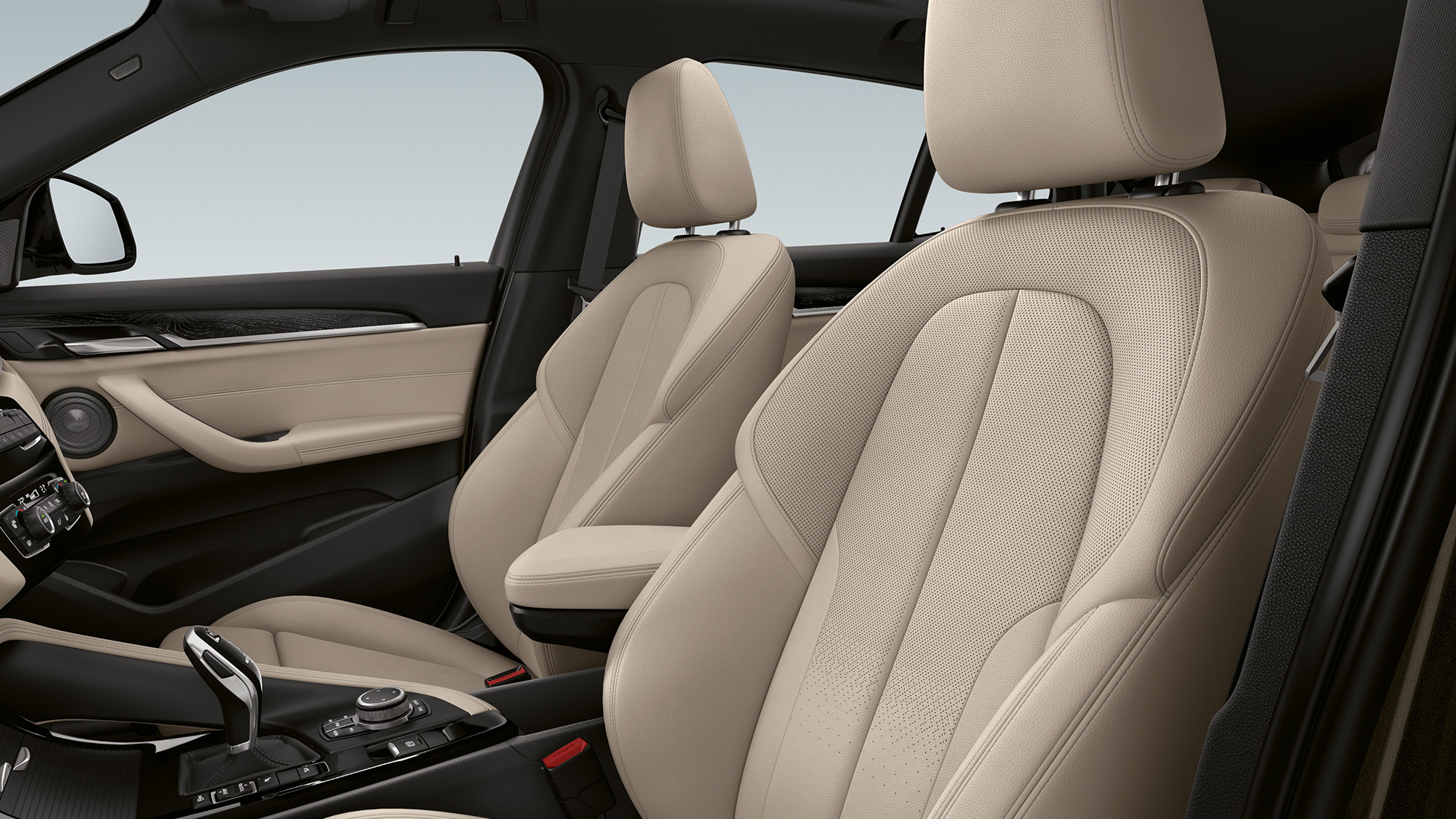 Tapicerka skórzana BMW X2 sDrive20i model M Sport X BMW X2 sDrive20i model M Sport 2018 F39, wnętrze, tapicerka skórzana
