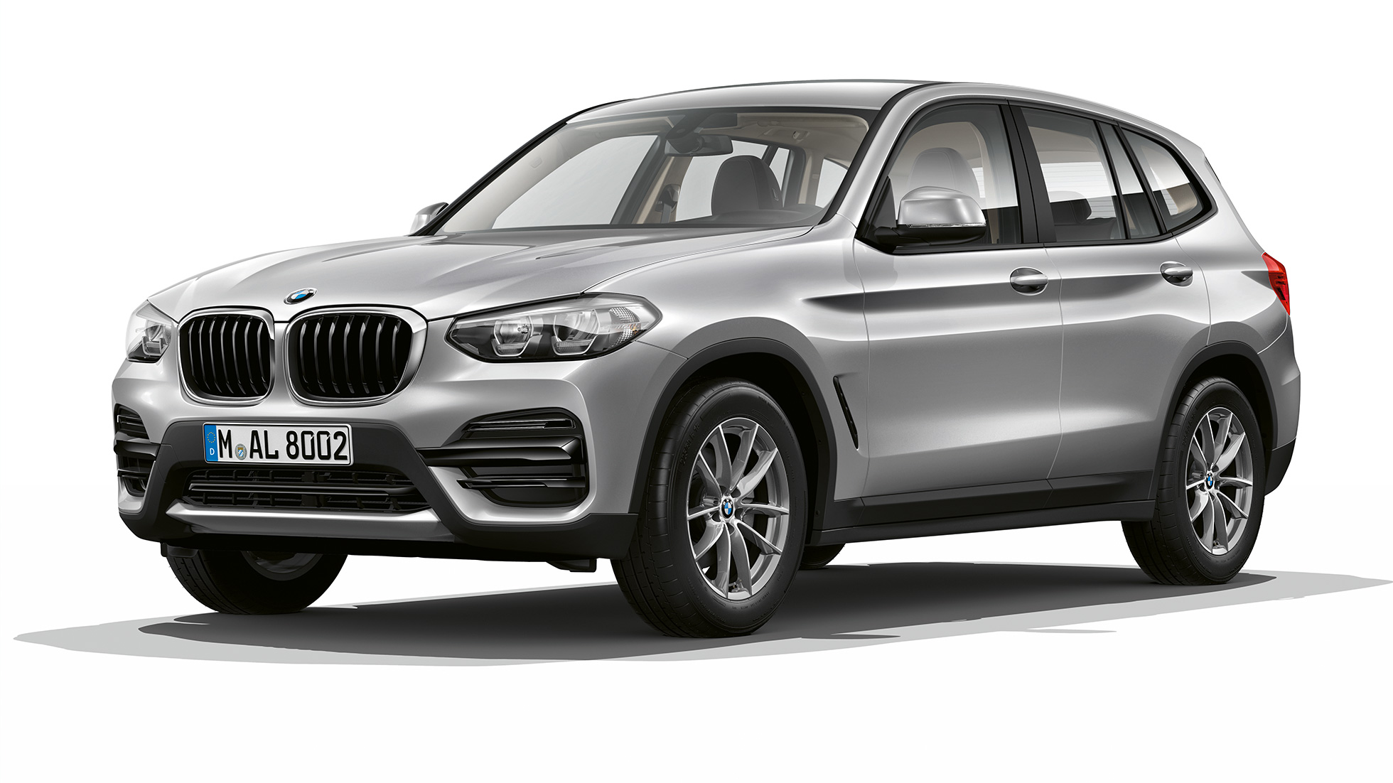 BMW X3, model podstawowy, przedni półprofil BMW X3, model podstawowy, przedni półprofil