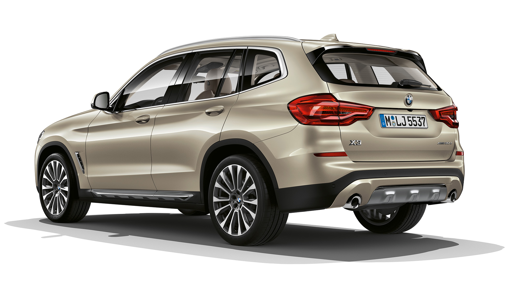 BMW X3 M40i, model Luxury Line, półprofil z tyłu BMW X3 M40i, model Luxury Line, półprofil z tyłu