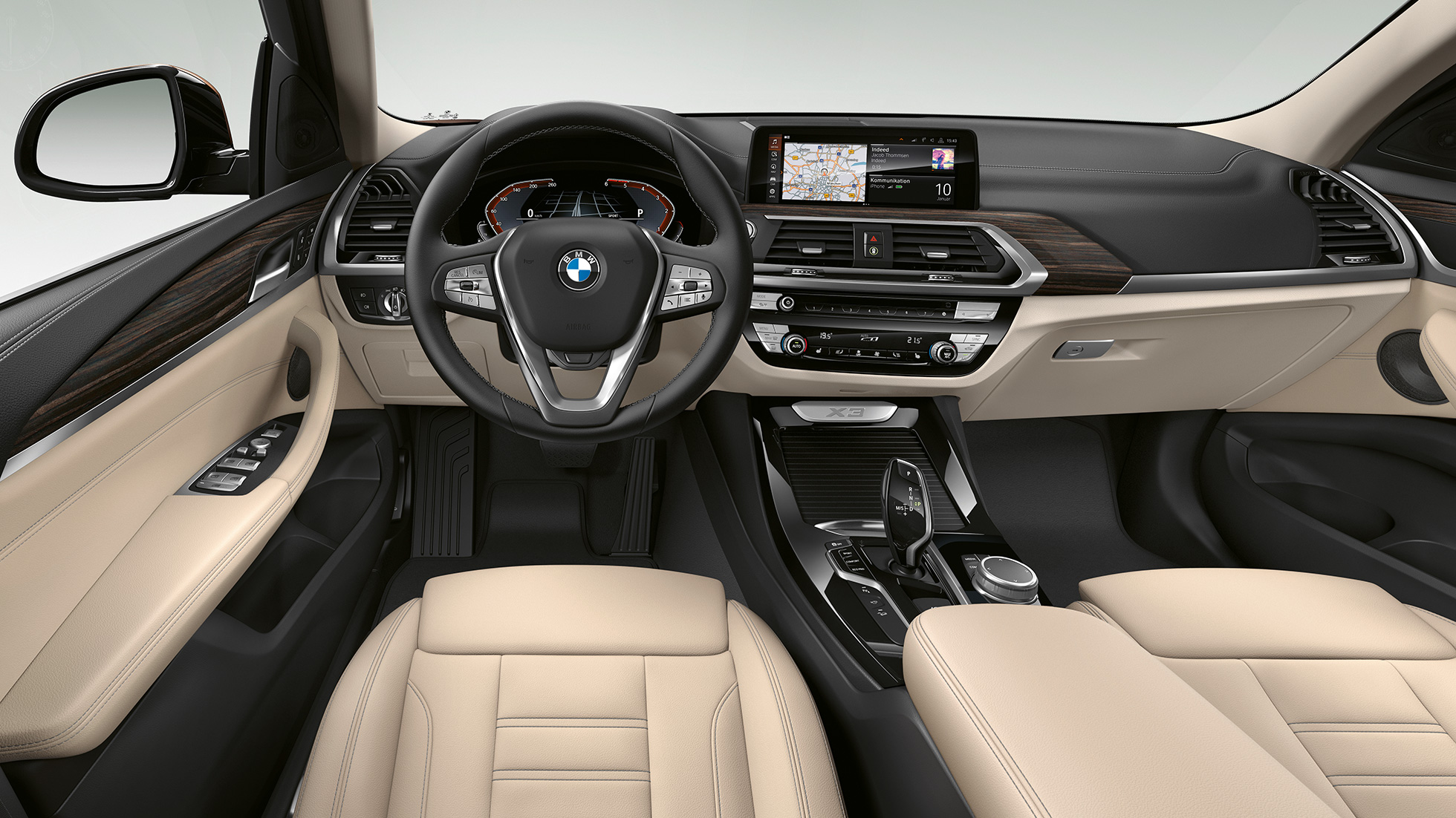BMW X3 M40i, model Luxury Line, wnętrze BMW X3 M40i, model Luxury Line, wnętrze