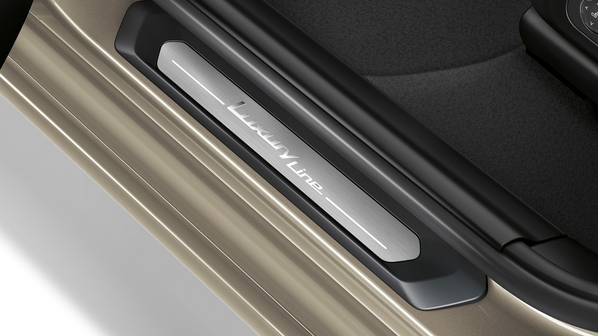 BMW X3 M40i, Model Luxury Line, progi drzwiowe BMW X3 M40i, Model Luxury Line, progi drzwiowe