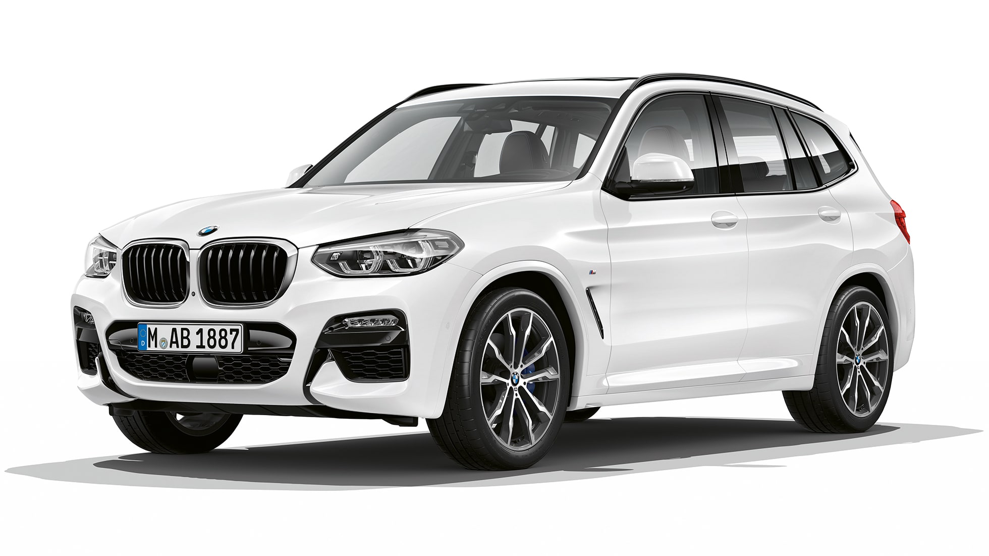 BMW X3 M40i, model M Sport, półprofil z przodu BMW X3 M40i, model M Sport, półprofil z przodu
