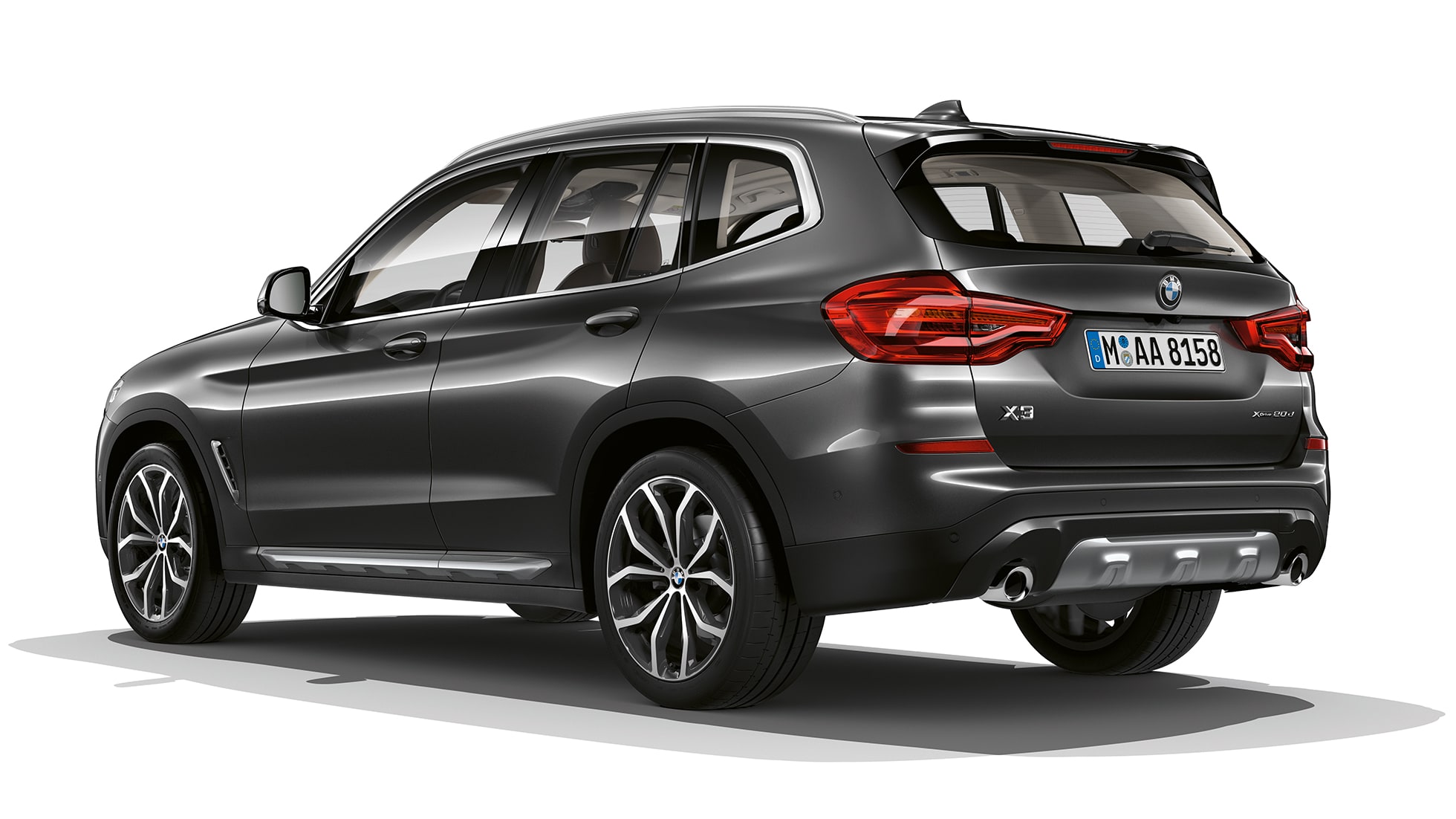 BMW X3 M40i, model xLine, półprofil z tyłu BMW X3 M40i, model xLine, półprofil z tyłu