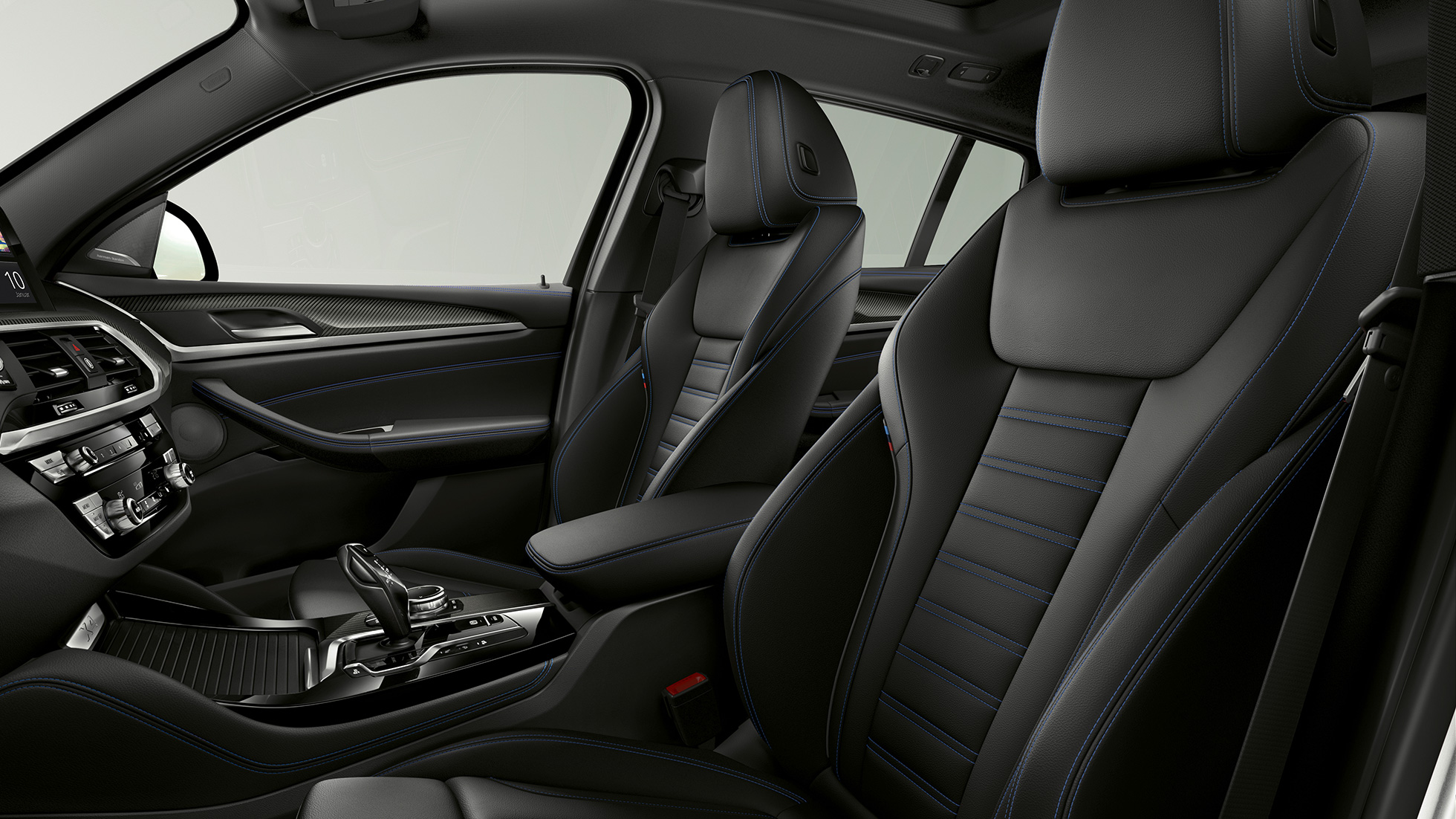 Tapicerka BMW X4 model M Sport Tapicerka BMW X4 xDrive30i model M Sport G02 2018 wnętrze