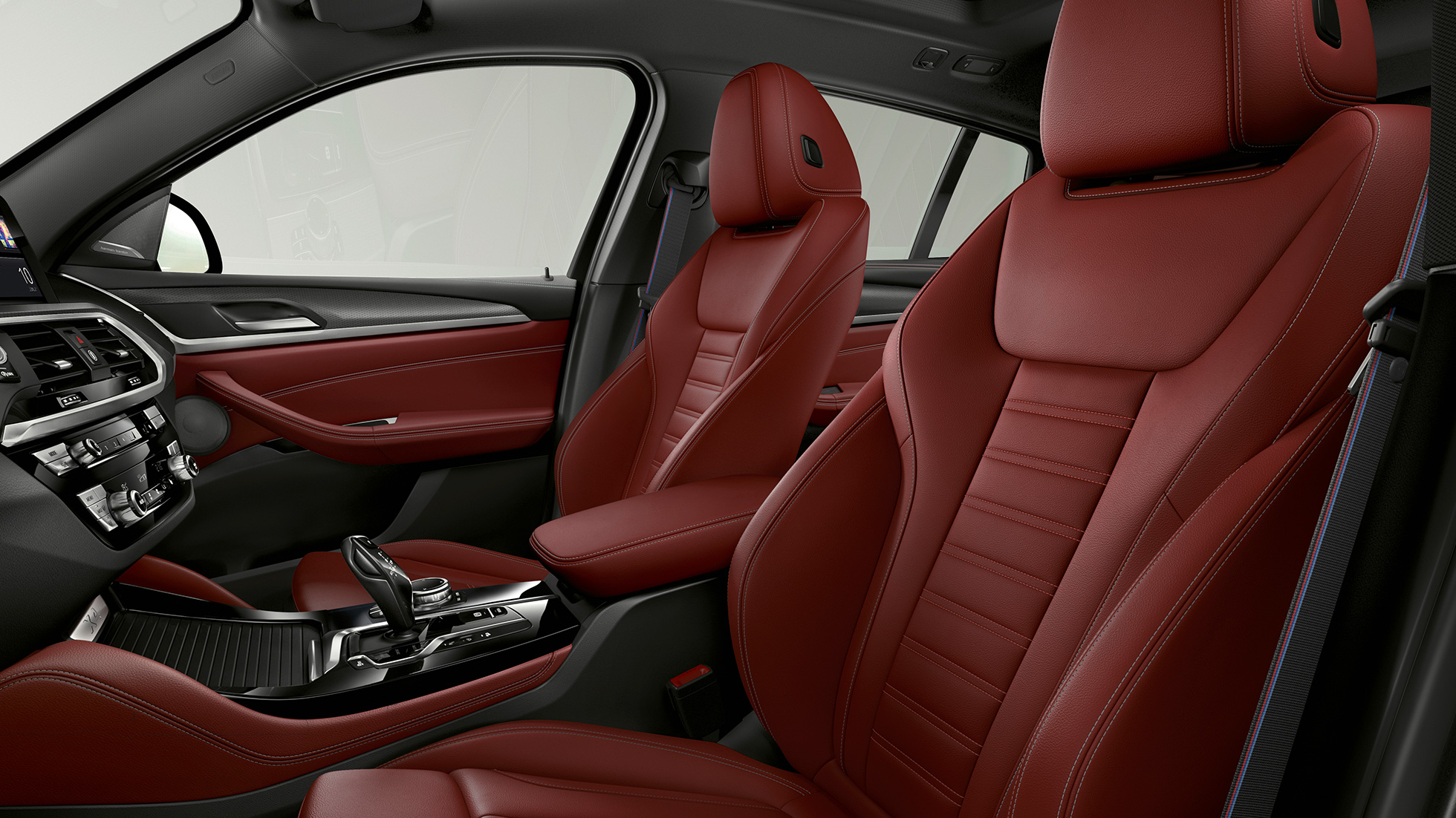 Tapicerka BMW X4 model M Sport X Tapicerka BMW X4 xDrive30i model M Sport X G02 2018 wnętrze