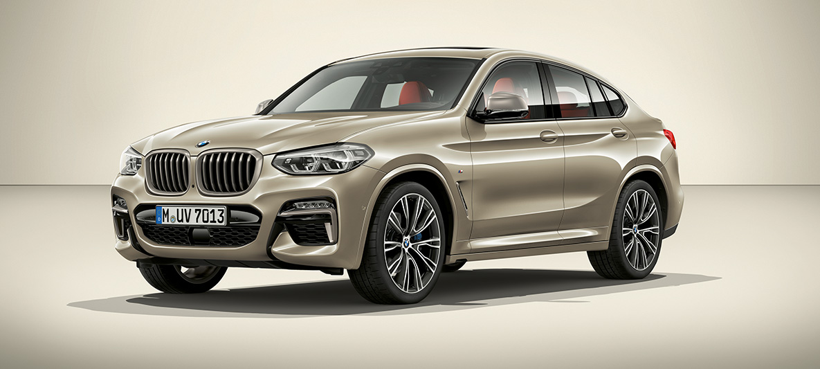 BMW Individual kamień słoneczny metalizowany BMW X4 Kolekcja BMW Individual BMW X4 G02 2018 kamień słoneczny metalizowany, półprofil z boku