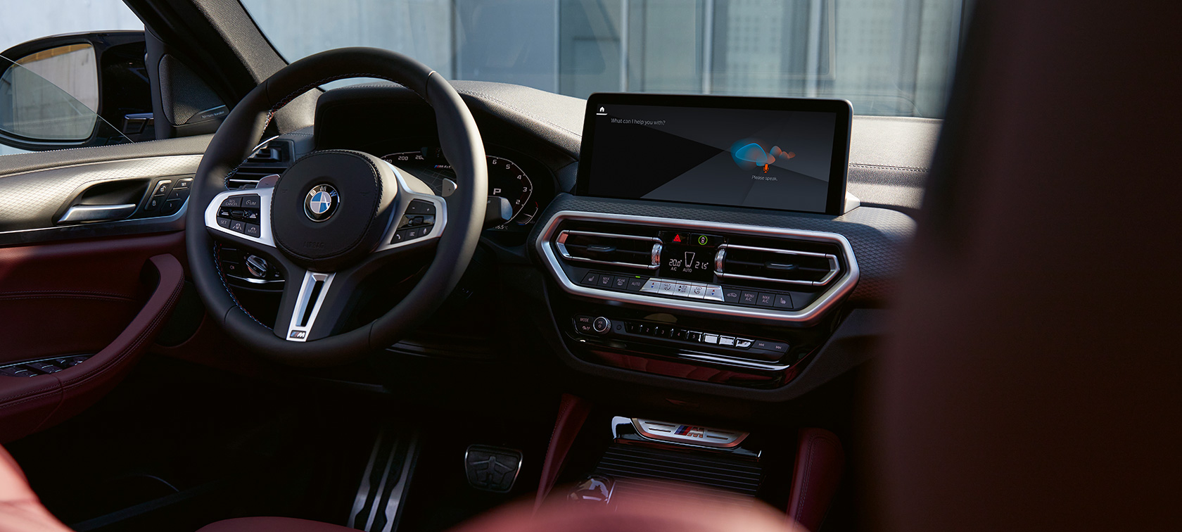 BMW X4 G02 2021 wnętrze skóra czerwień Tacora BMW X4 G02 2021 wnętrze skóra czerwień Tacora