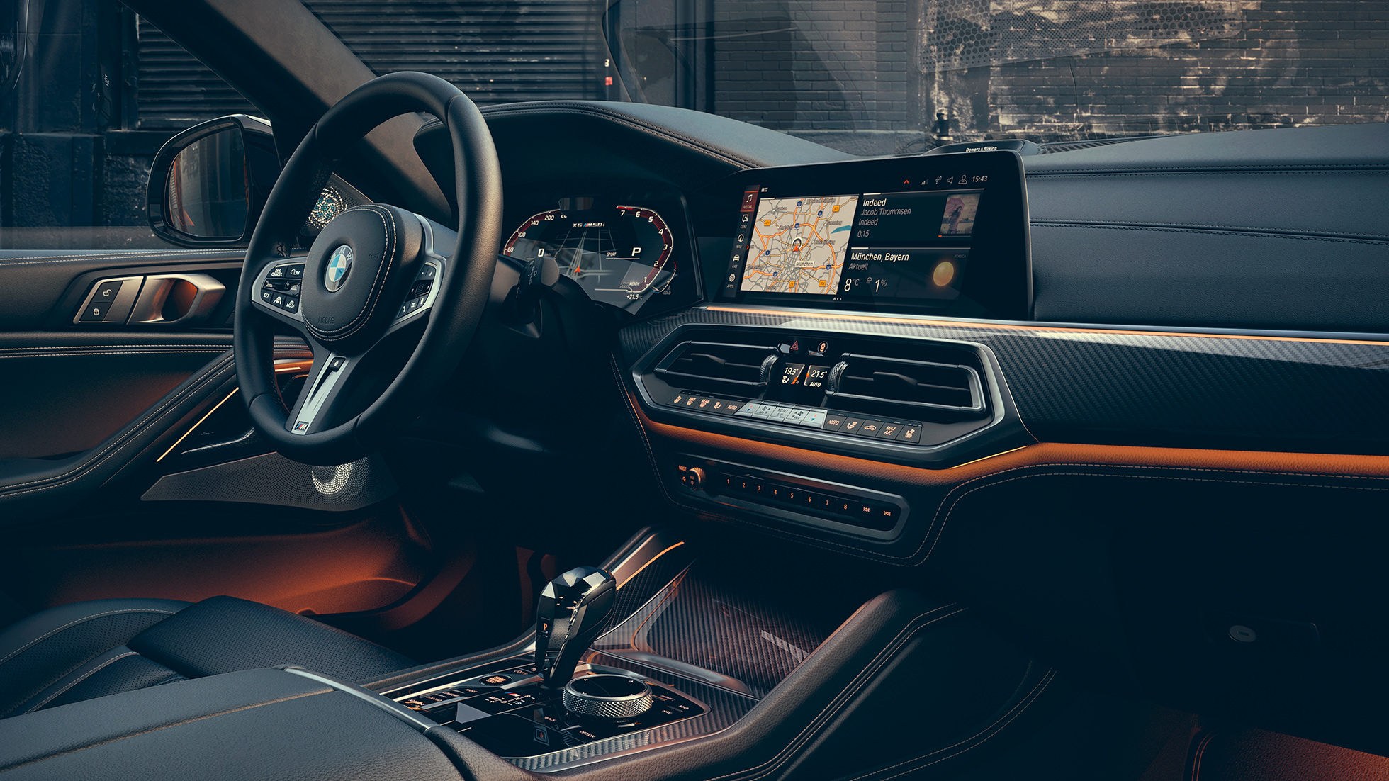 Wnętrze BMW X6. Wnętrze BMW X6.
