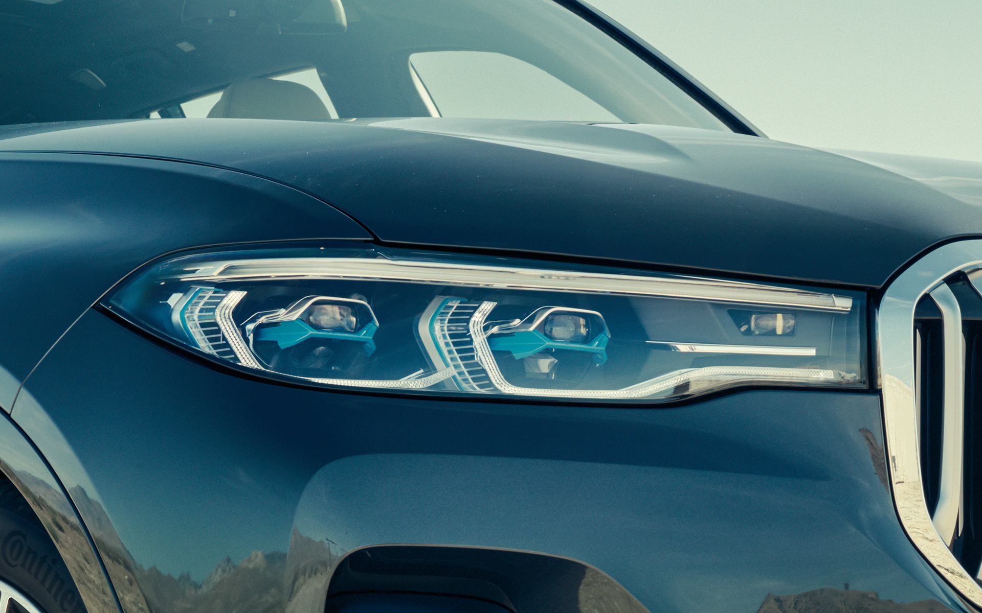 Światła laserowe BMW w BMW X7 G07 2019 Światła laserowe BMW w BMW X7 G07 2019