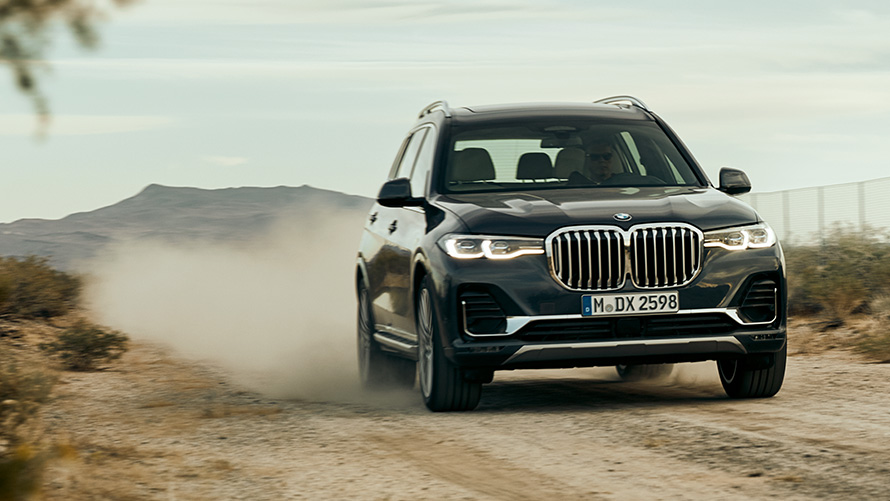 Komfort jazdy BMW X7 G07 2019 zbliżenie Komfort jazdy BMW X7 G07 2019 zbliżenie