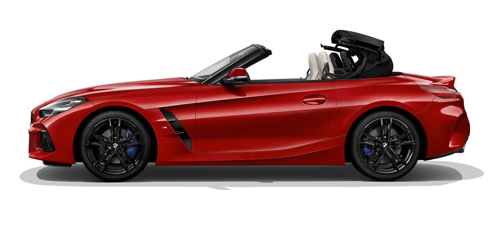 Widok z boku BMW Z4 Roadster (G29) Widok z boku BMW Z4 Roadster (G29), dach otwiera się