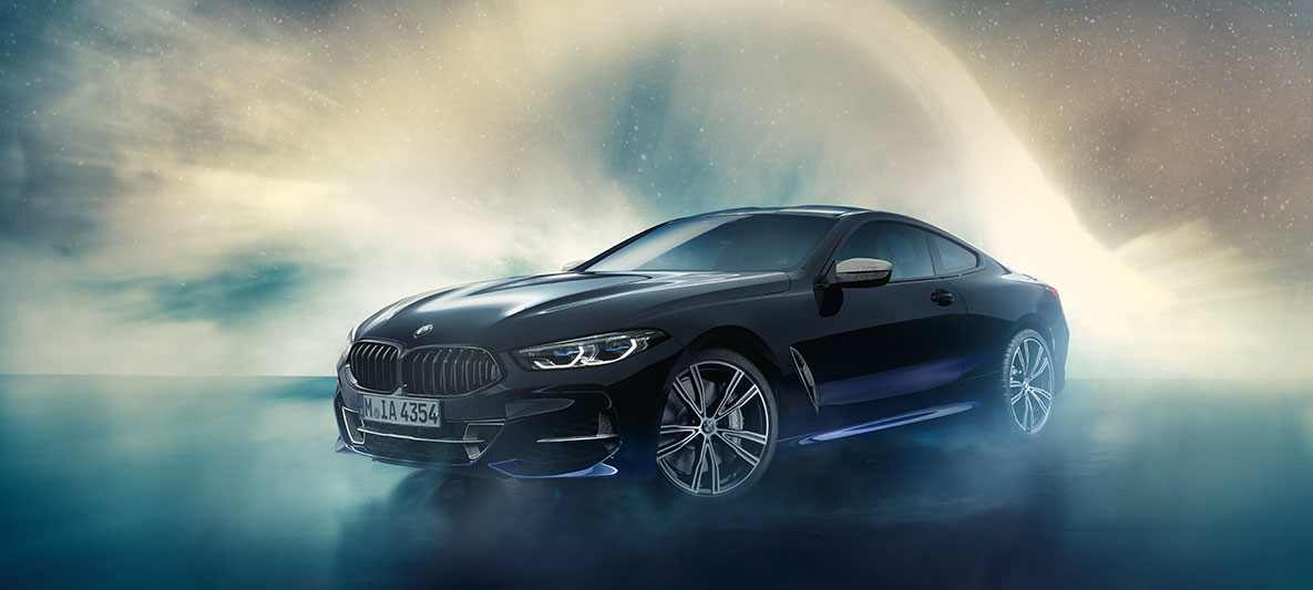 BMW Individual M850i NIGHT SKY półprofil z przodu BMW Individual M850i NIGHT SKY półprofil z przodu