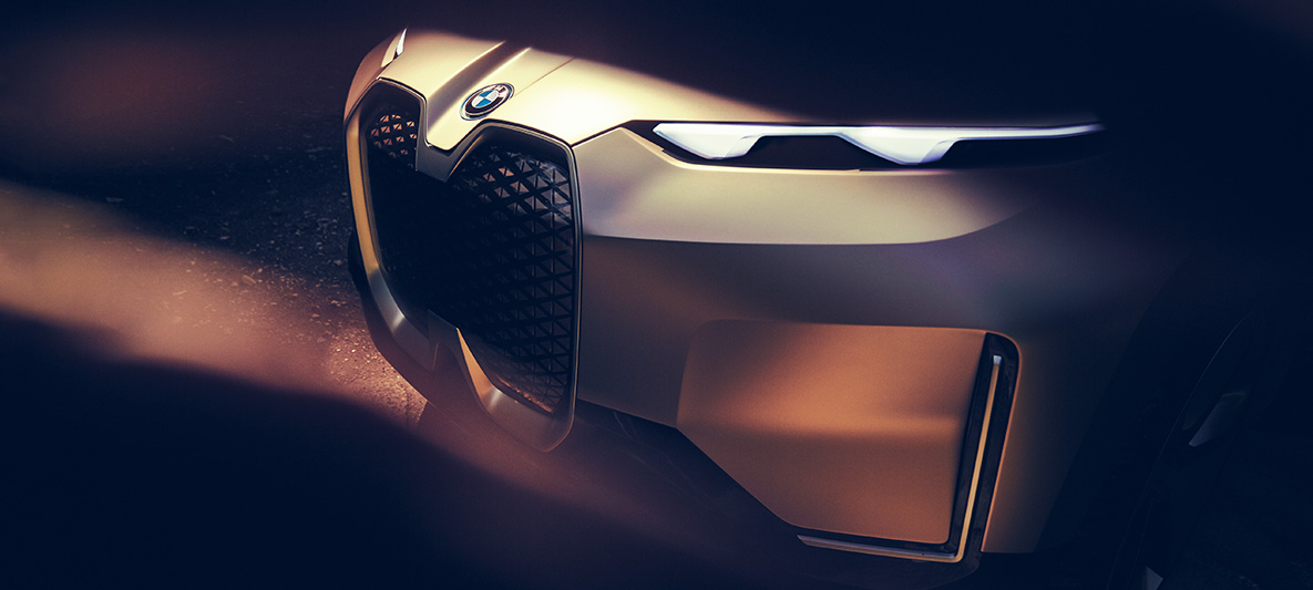 BMW Vision iNEXT z przodu BMW Vision iNEXT z przodu