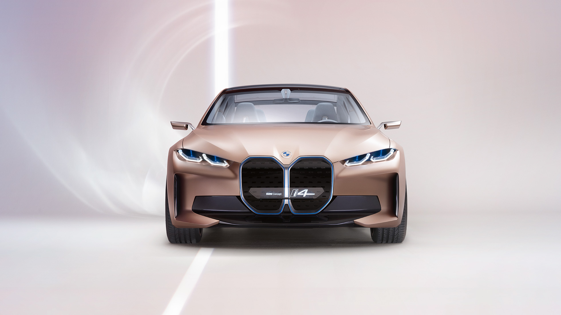 Wygląd zewnętrzny 1 BMW Concept i4 2020 G26 Wygląd zewnętrzny 1 BMW Concept i4 2020 G26, samochód elektryczny, w pełni elektryczne BMW Gran Coupé
