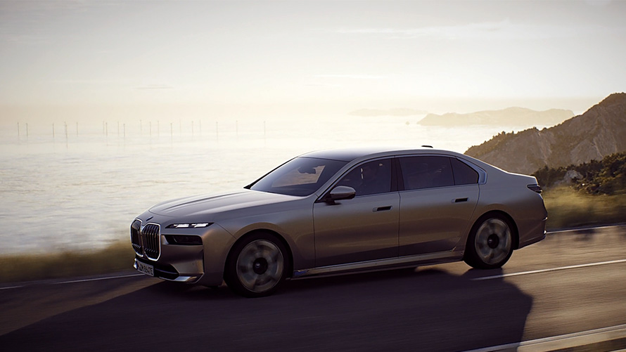 BMW Elektrofahrzeuge BMW i7 Fahrdynamik Video BMW Elektrofahrzeuge BMW i7 Fahrdynamik Video