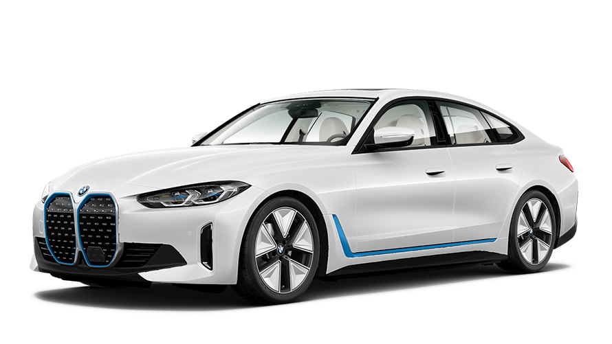 Zdjęcie studyjne BMW i4 Zdjęcie studyjne BMW i4, przedni półprofil