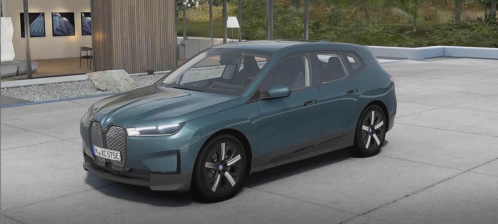 Animacja BMW iX zrównoważony rozwój BMW Zrównoważony rozwój BMW animacja BMW iX