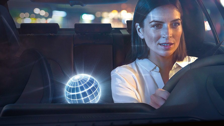 Usługi Concierge Usługi Concierge wyświetlone na wyświetlaczu BMW
