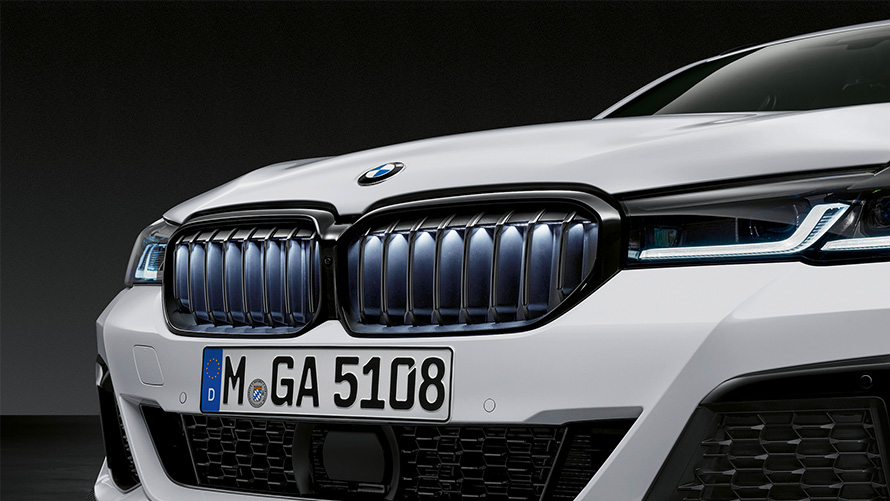 Atrapa chłodnicy M Performance Iconic Glow Akcesoria BMW na jesień i zimę atrapa chłodnicy M Performance Iconic Glow