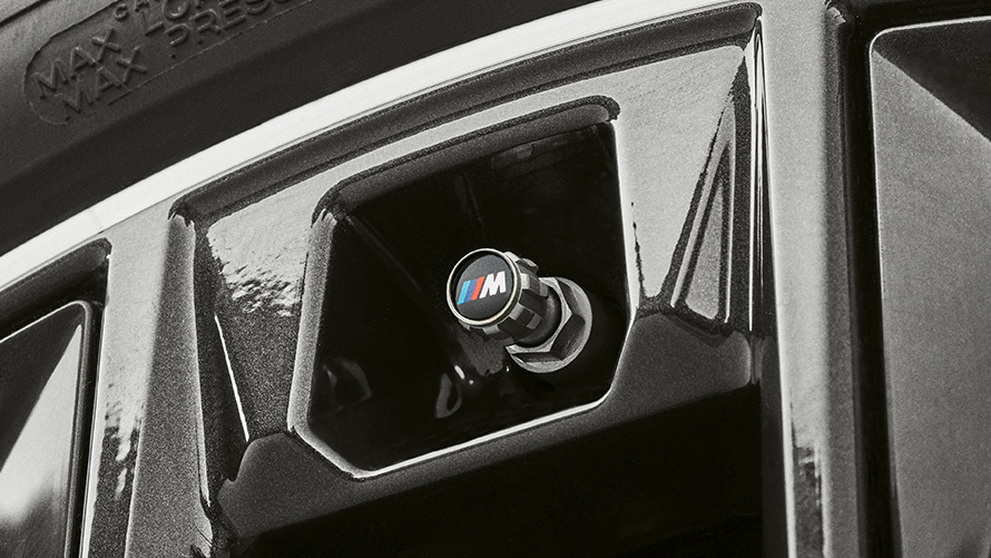 Kapturki wentyli BMW z logo M Akcesoria jesienne i zimowe BMW kapturki wentyli BMW z logo M