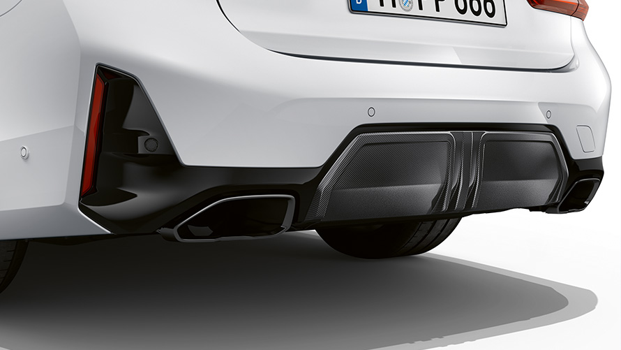 Dyfuzor tylny M Performance akcesoria BMW M Performance Parts Dyfuzor tylny M Performance akcesoria BMW M Performance Parts zbliżenie