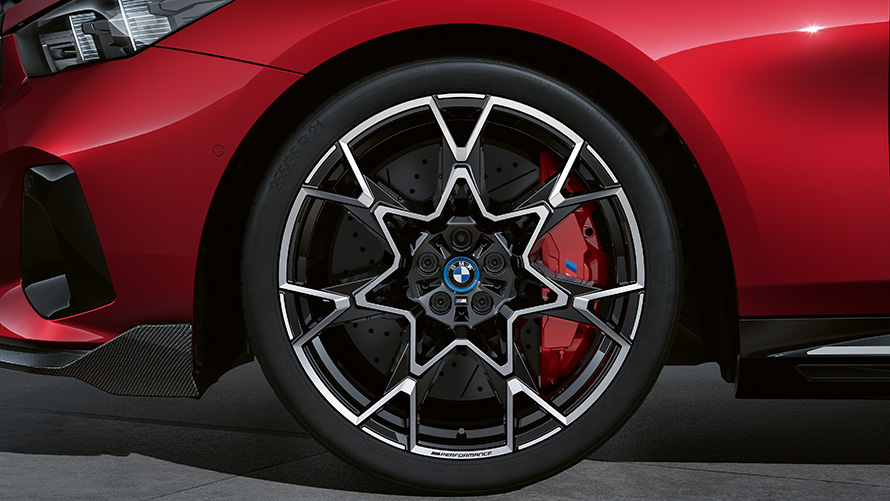 BMW M Performance Parts BMW i5 G60 21-calowa obręcz koła M Performance ze stopów lekkich Cross Spoke 943 M Bicolor BMW M Performance Parts 2023 BMW i5 G60 21-calowa obręcz koła M Performance ze stopów lekkich Cross Spoke 943 M Bicolor
