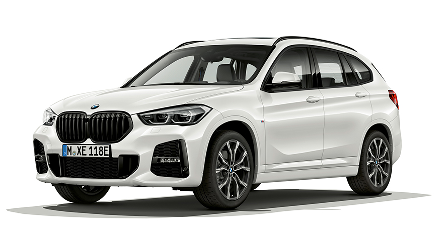 Zdjęcie studyjne BMW X1 z pakietem M Sport BMW X1 z pakietem M Sport, zdjęcie studyjne, tylny półprofil
