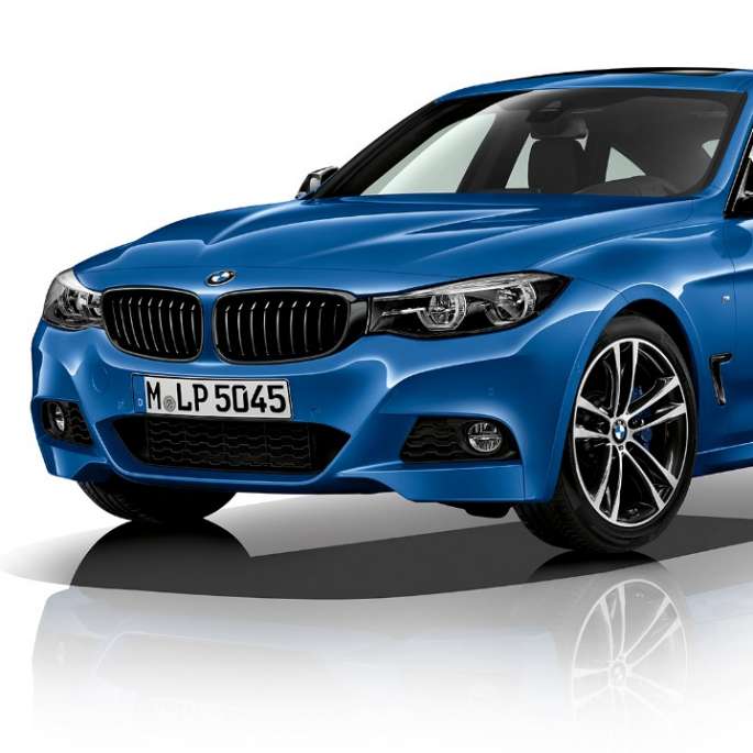 BMW serii 3 Gran Turismo, model M Sport, półprofil z przodu BMW serii 3 Gran Turismo, model M Sport, półprofil z przodu